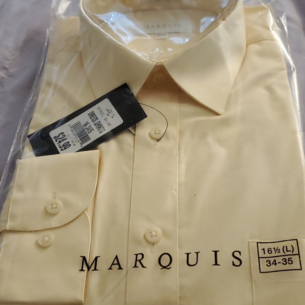 Yellow dress shirt